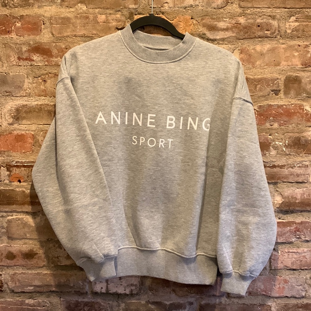Anine Bing Grey Sweatshirt XS NWT